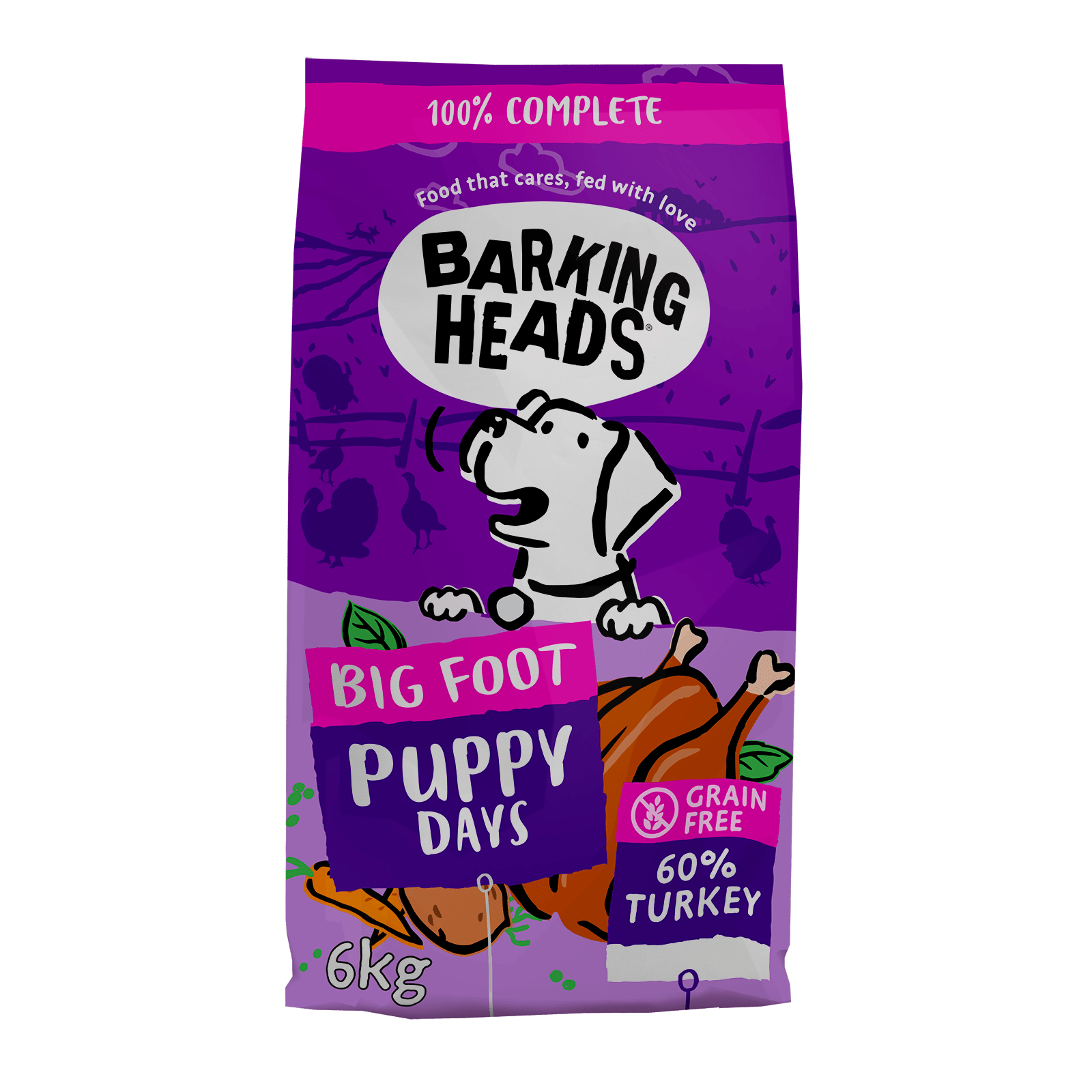 Big Foot Puppy Days Turkey Dry Dog Food