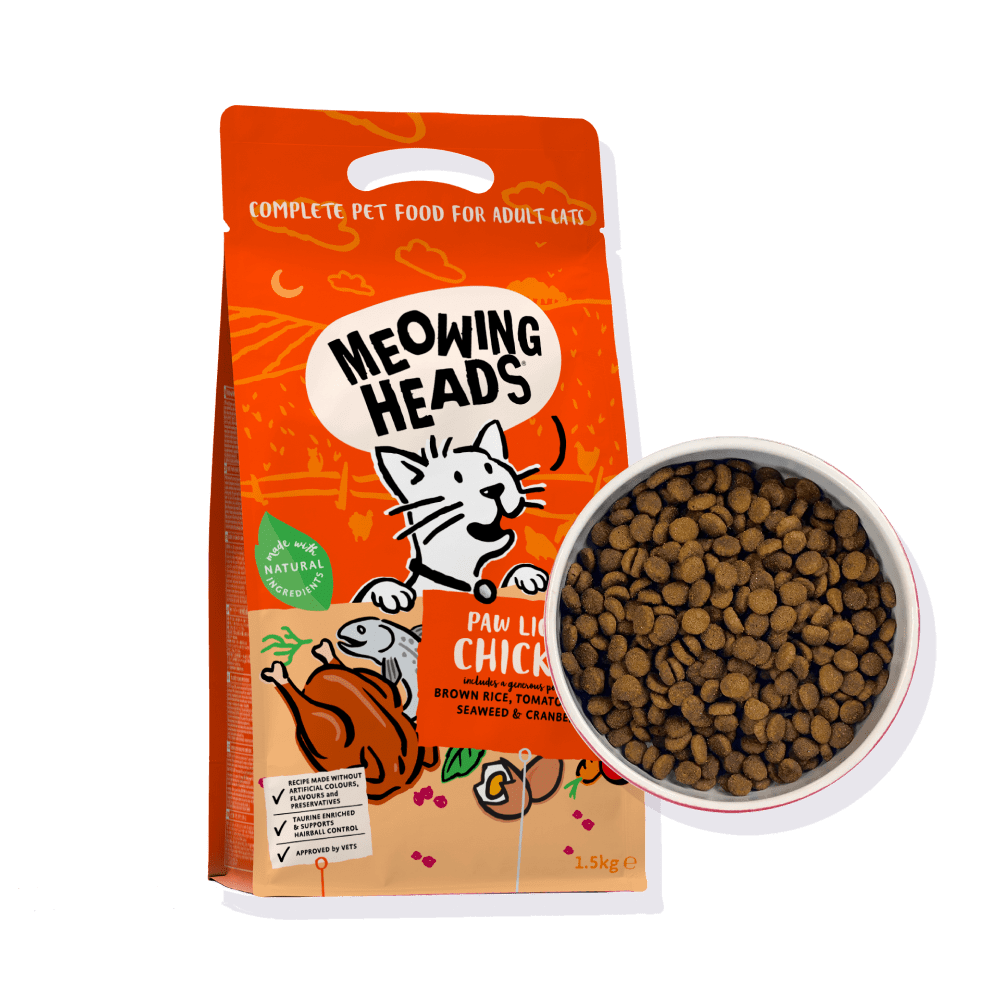 Meowing heads cat food hotsell