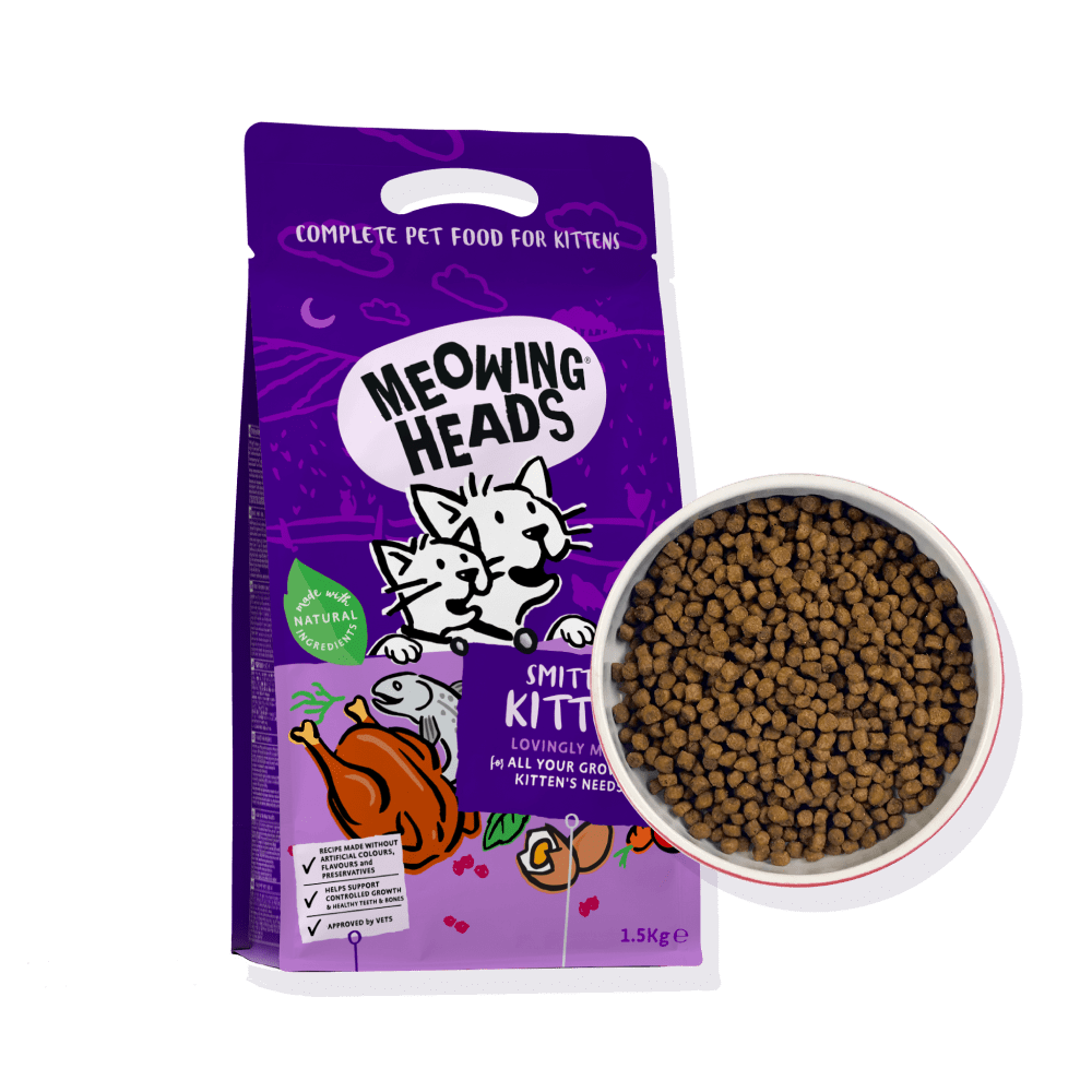 Meowing heads dry cat food hotsell