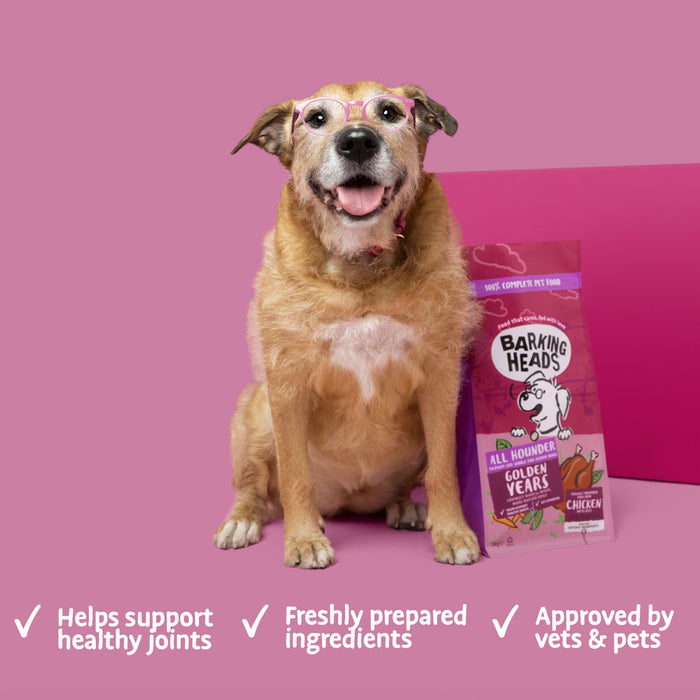 Golden Years Chicken Dry Dog Food - All Hounder - Barking Heads & Meowing Heads