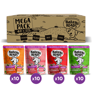 Barking Heads Mega Pack Wet Dog Food 40 x 300g