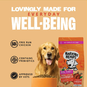 Big Foot - Bowl Lickin' Goodness Chicken Dry Dog Food - Barking Heads & Meowing Heads