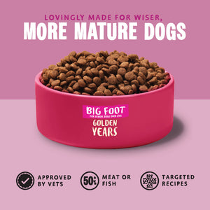 Big Foot - Golden Years Chicken Dry Dog Food - Barking Heads & Meowing Heads