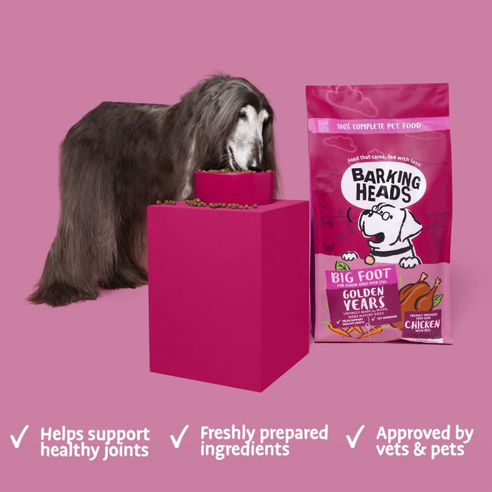 Big Foot - Golden Years Chicken Dry Dog Food - Barking Heads & Meowing Heads