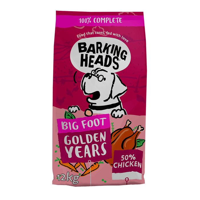 Big Foot - Golden Years Chicken Dry Dog Food - Barking Heads & Meowing Heads