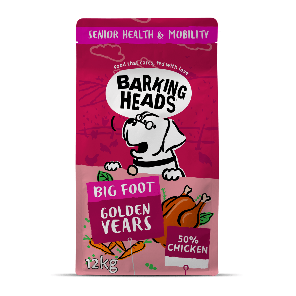 Big Foot Golden Years Chicken Dry Dog Food