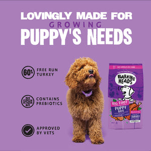 Big Foot - Puppy Days Turkey Dry Dog Food - Barking Heads & Meowing Heads