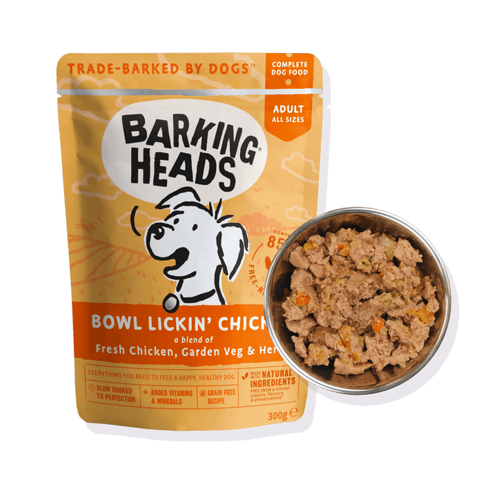Bowl Lickin' Chicken - Wet Food - Barking Heads & Meowing Heads