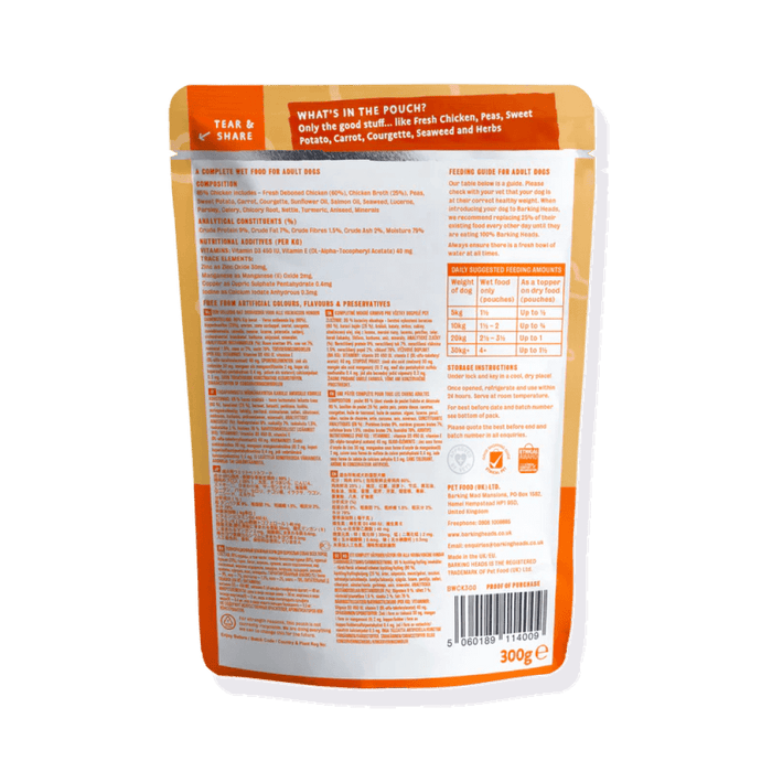 Bowl Lickin' Chicken - Wet Food - Barking Heads & Meowing Heads