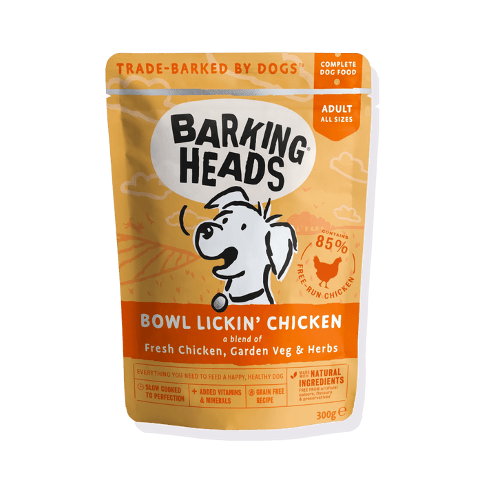 Bowl Lickin' Chicken - Wet Food - Barking Heads & Meowing Heads