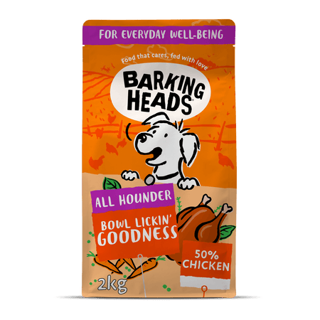 Bowl Lickin Goodness Chicken Dry Dog Food All Hounder