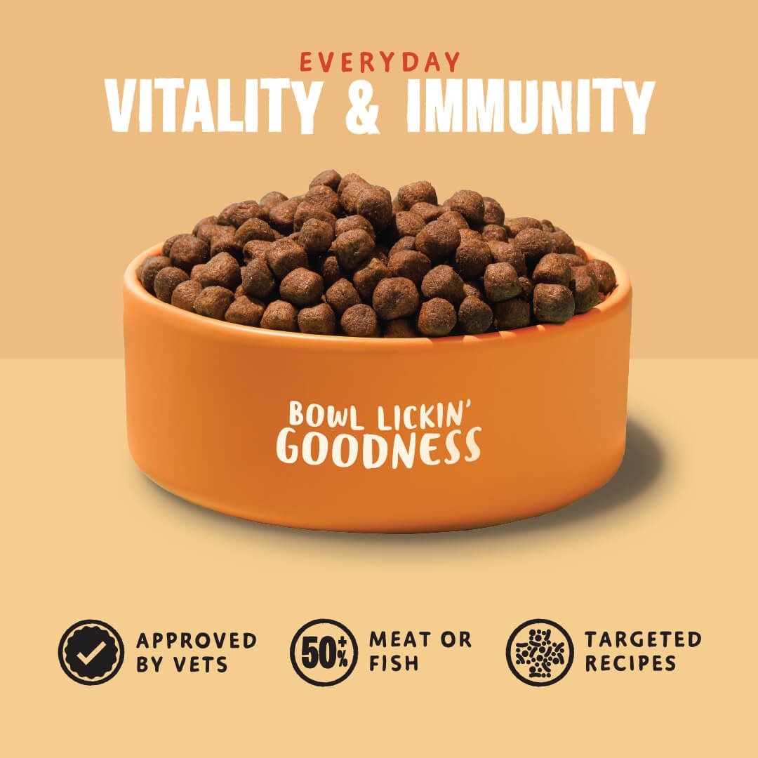 Bowl Lickin' Goodness Chicken Dry Dog Food - All Hounder - Barking Heads & Meowing Heads