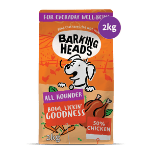 Bowl Lickin' Goodness Chicken Dry Dog Food - All Hounder - Barking Heads & Meowing Heads
