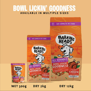 Bowl Lickin' Goodness Chicken Wet Dog Food - All Hounder - Barking Heads & Meowing Heads
