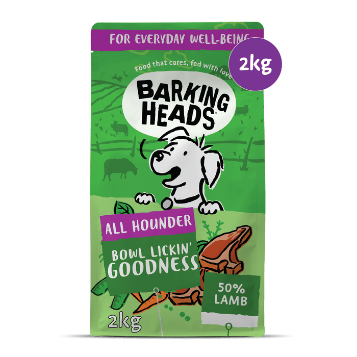 Bowl Lickin' Goodness Lamb Dry Dog Food - All Hounder - Barking Heads & Meowing Heads