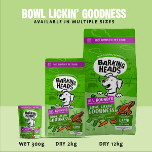 Bowl Lickin' Goodness Lamb Wet Dog Food - All Hounder - Barking Heads & Meowing Heads