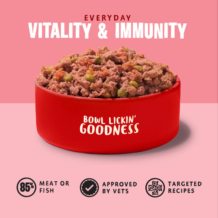 Bowl Linkin' Goodness Beef Wet Dog Food - All Hounder - Barking Heads & Meowing Heads