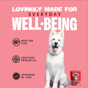 Bowl Linkin' Goodness Beef Wet Dog Food - All Hounder - Barking Heads & Meowing Heads