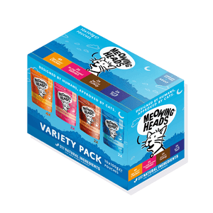 Meowing Heads Variety Pack Wet Cat Food 10 x 100g