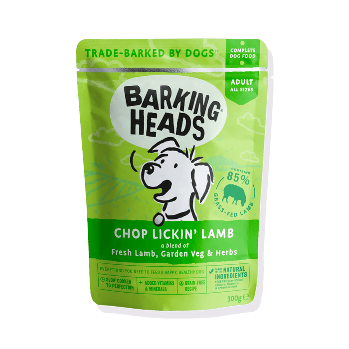 Chop Lickin Lamb x10 - Wet Food - Barking Heads & Meowing Heads