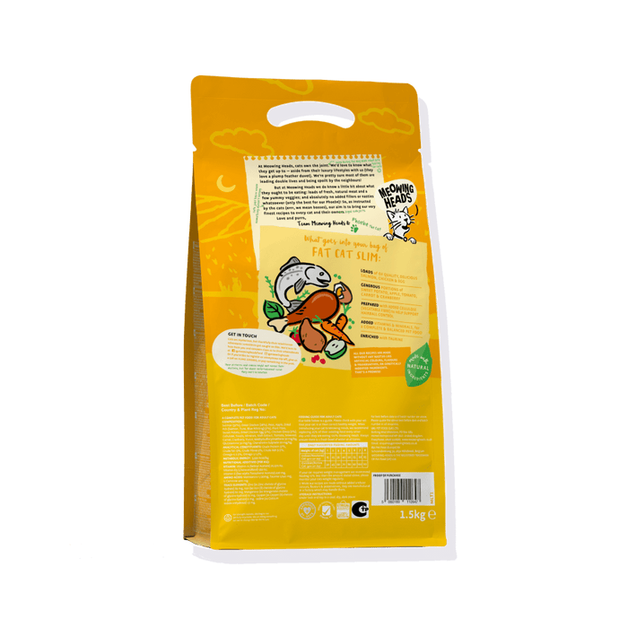Fat Cat Slim - Light Dry Food - Barking Heads & Meowing Heads