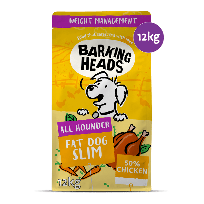 Fat Dog Slim Chicken Light Dry Dog Food - All Hounder - Barking Heads & Meowing Heads