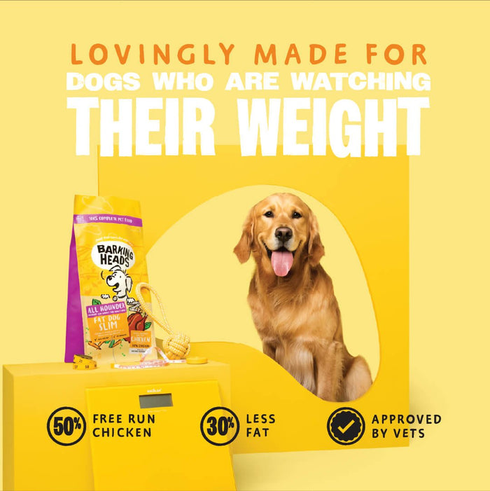 Fat Dog Slim Chicken Light Dry Dog Food - All Hounder - Barking Heads & Meowing Heads