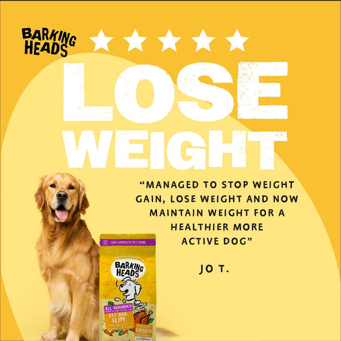 Fat Dog Slim Chicken Light Dry Dog Food - All Hounder - Barking Heads & Meowing Heads