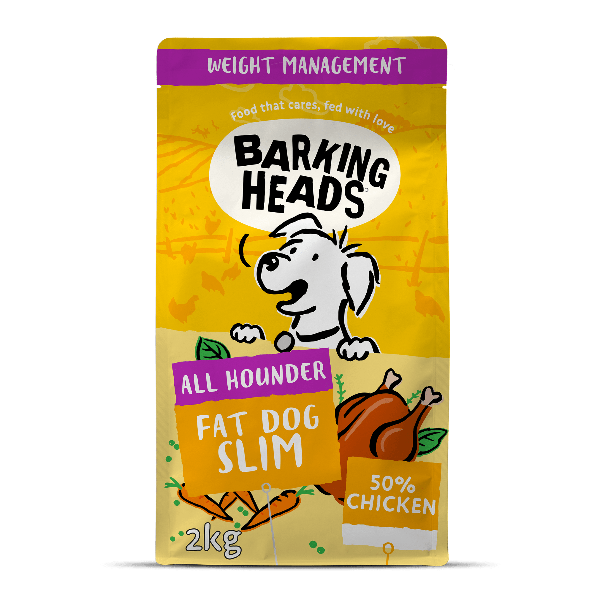 Fat Dog Slim Chicken Light Dry Dog Food All Hounder