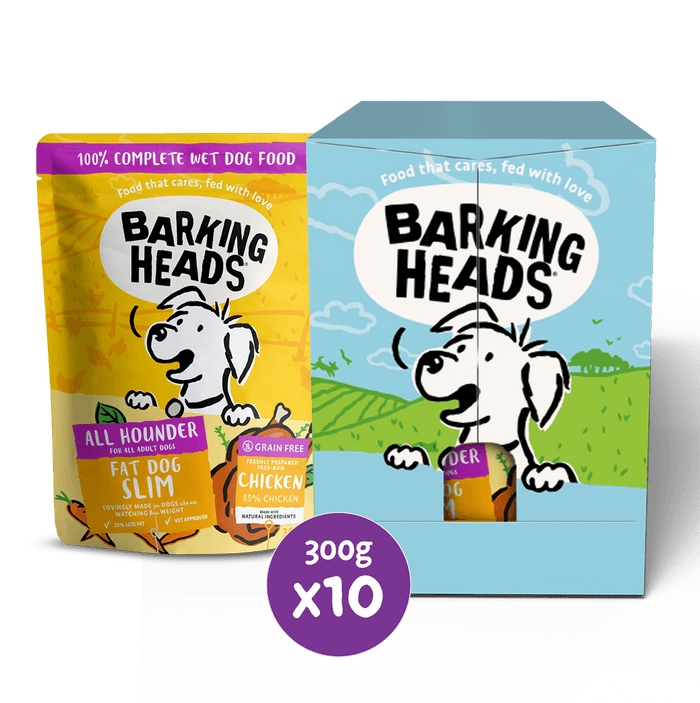 Fat Dog Slim Light Wet Dog Food - All Hounder - Barking Heads & Meowing Heads