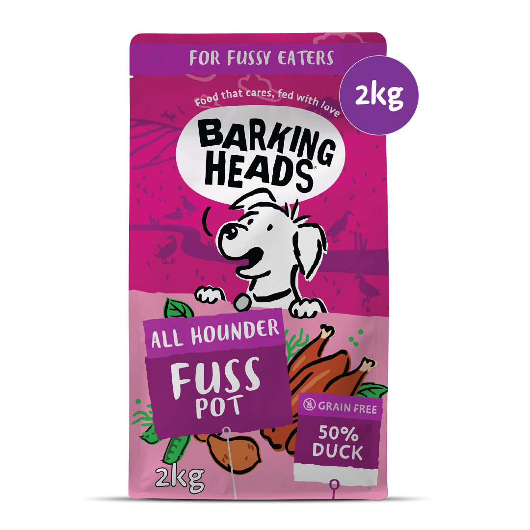 Fuss Pot Duck Dry Dog Food - All Hounder - Barking Heads & Meowing Heads
