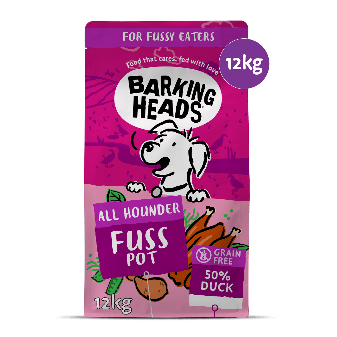 Fuss Pot Duck Dry Dog Food - All Hounder - Barking Heads & Meowing Heads