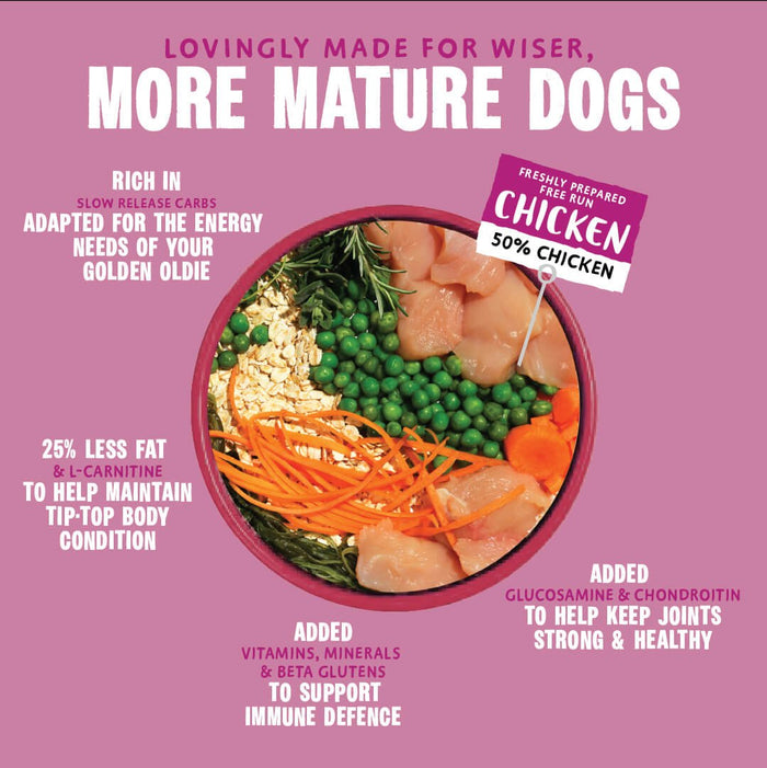 Golden Years Chicken Dry Dog Food - All Hounder - Barking Heads & Meowing Heads