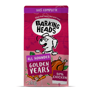 Golden Years Chicken Dry Dog Food - All Hounder