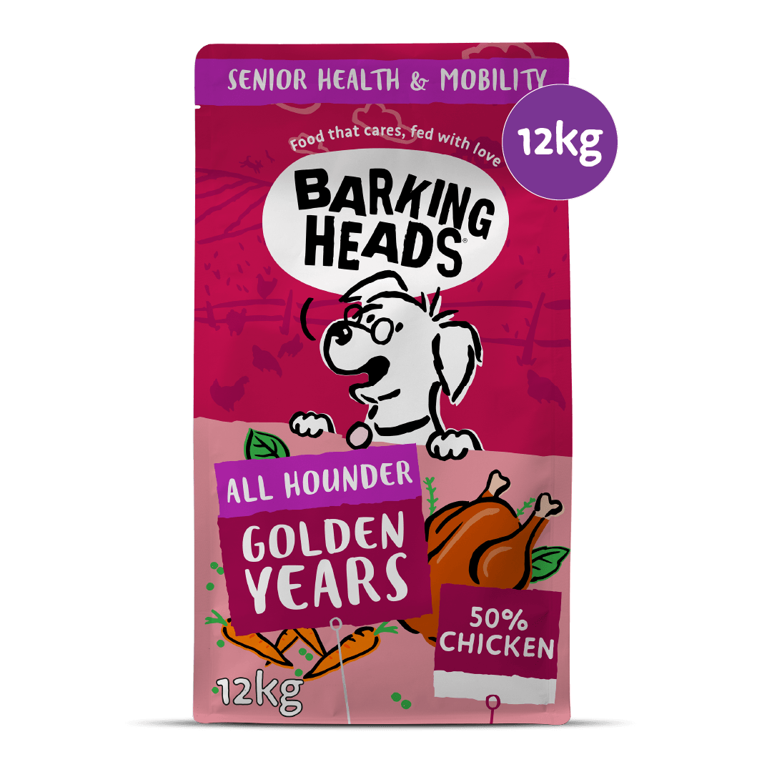 Golden Years Chicken Dry Dog Food - All Hounder - Barking Heads & Meowing Heads