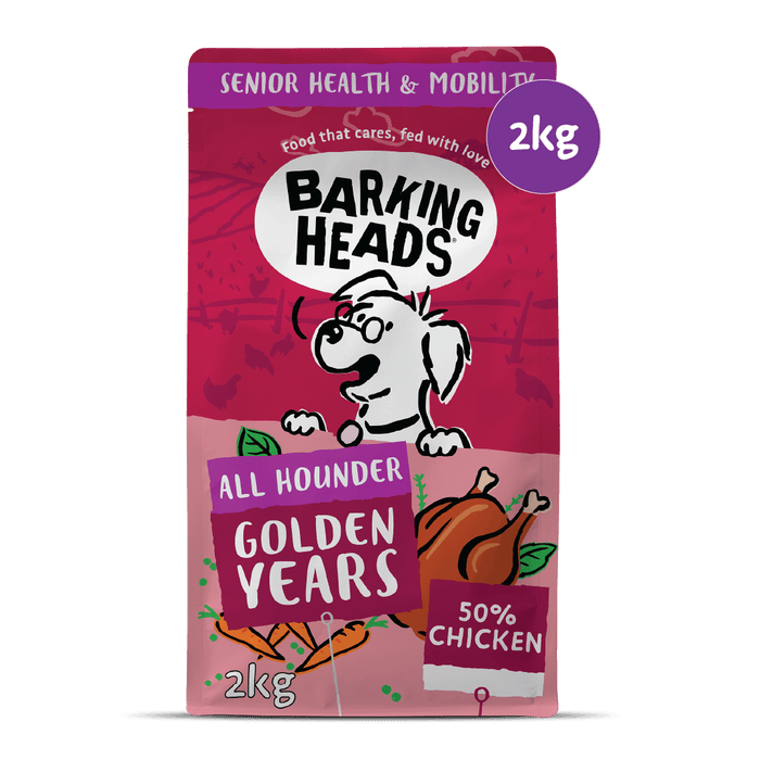 Golden Years Chicken Dry Dog Food - All Hounder - Barking Heads & Meowing Heads