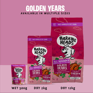 Golden Years Wet Food for Senior Dogs - All Hounder - Barking Heads & Meowing Heads