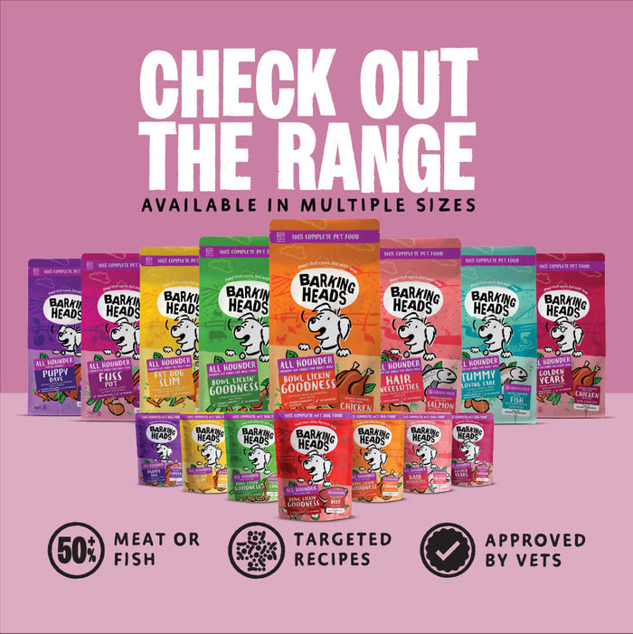 Golden Years Wet Food for Senior Dogs - All Hounder - Barking Heads & Meowing Heads