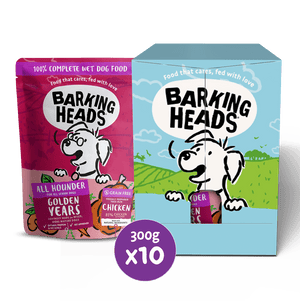 Golden Years Wet Food for Senior Dogs - All Hounder - Barking Heads & Meowing Heads