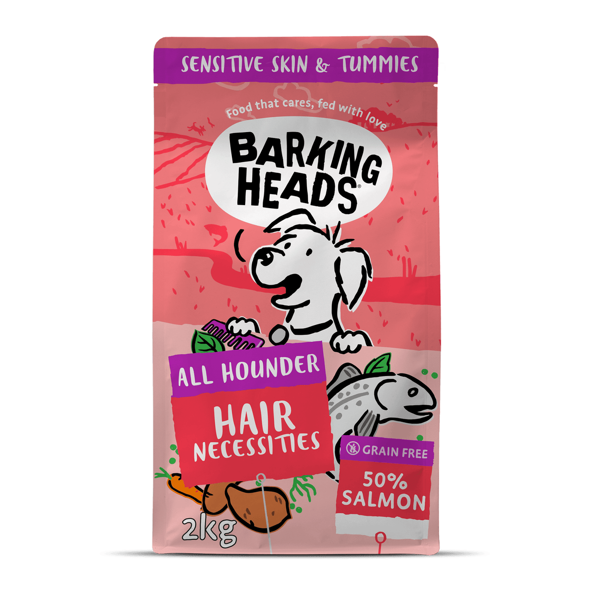 Hair Necessities Dry Dog Food All Hounder