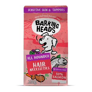 Hair Necessities Salmon Dry Dog Food - All Hounder