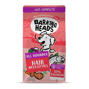 Hair Necessities Salmon Dry Dog Food - All Hounder