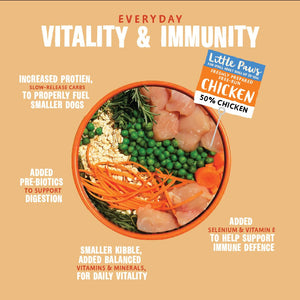 Little Paws - Bowl Lickin' Goodness Chicken Dry Dog Food - Barking Heads & Meowing Heads