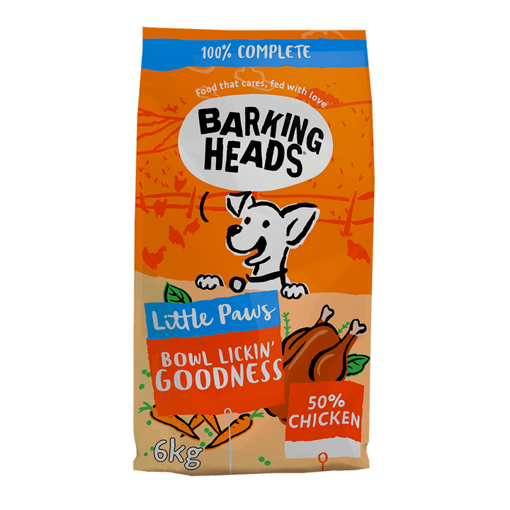 Barking Heads Welpenfutter – Puppy Days Mit Huhn & Lachs, Getreidefrei, 6 Kg