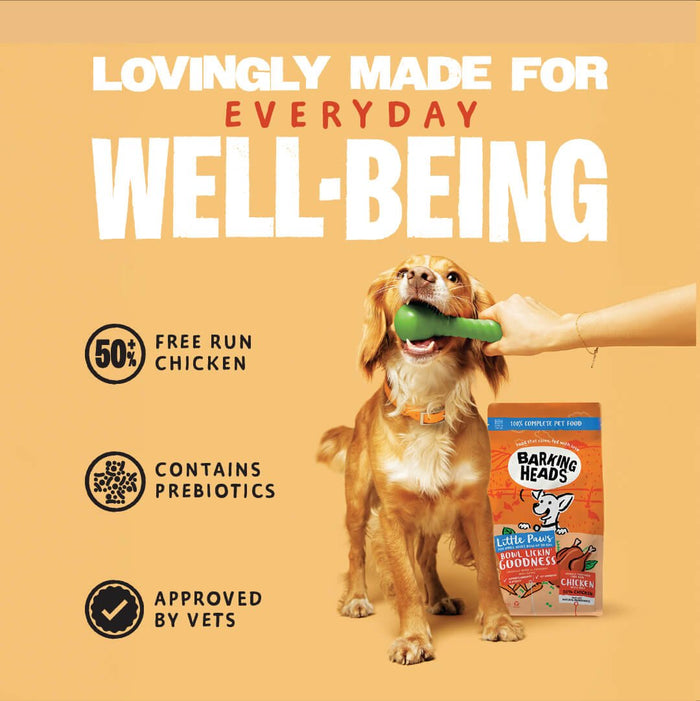 Little Paws - Bowl Lickin' Goodness Chicken Dry Dog Food - Barking Heads & Meowing Heads