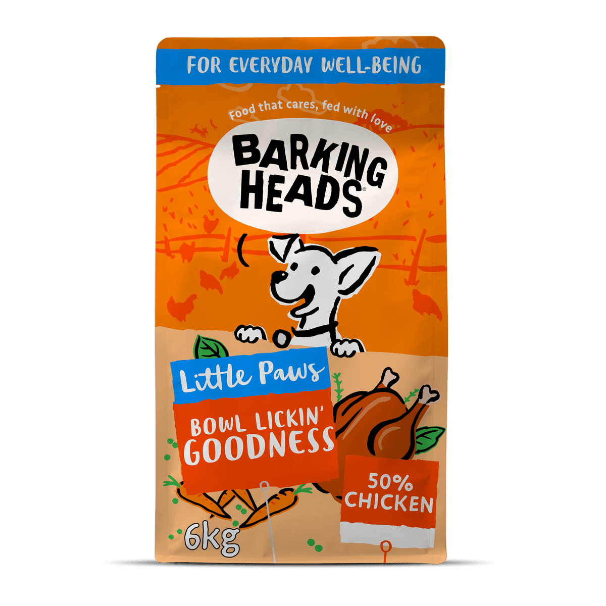 Little Paws Bowl Lickin Goodness Chicken Dry Dog Food