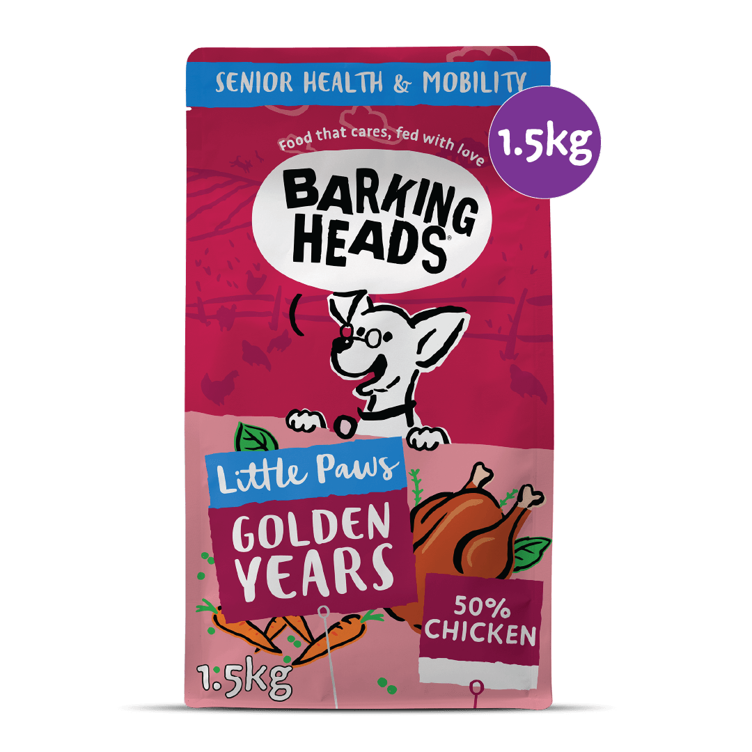 Little Paws - Golden Years Chicken Dry Dog Food - Barking Heads & Meowing Heads