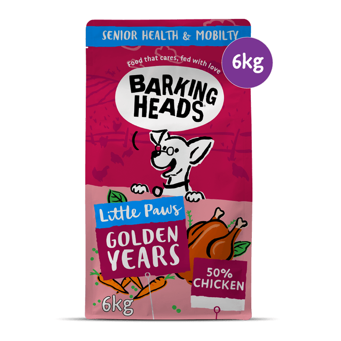 Little Paws - Golden Years Chicken Dry Dog Food - Barking Heads & Meowing Heads