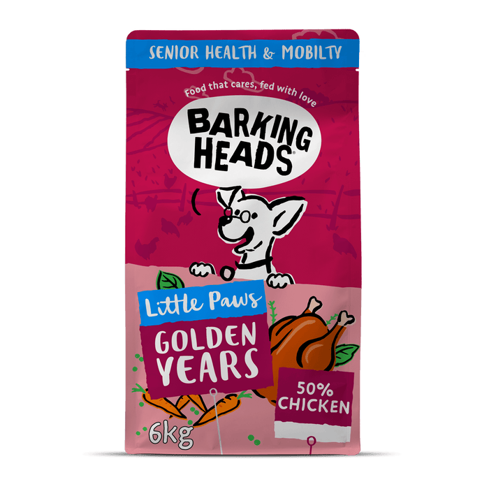 Little Paws - Golden Years Chicken Dry Dog Food - Barking Heads & Meowing Heads