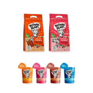 Meowing Heads Paw Lickin' Variety Pack
